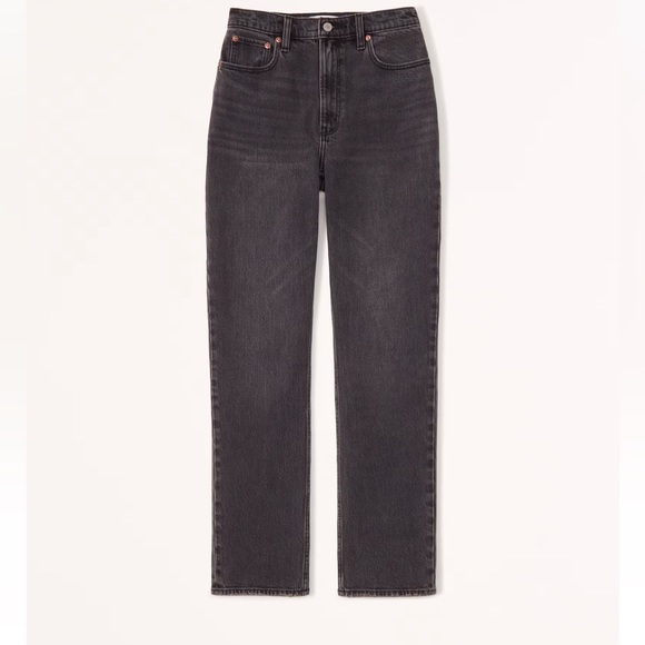 Abercrombie Curve Love Ultra High Rise 90s Straight - Picture 1 of 4